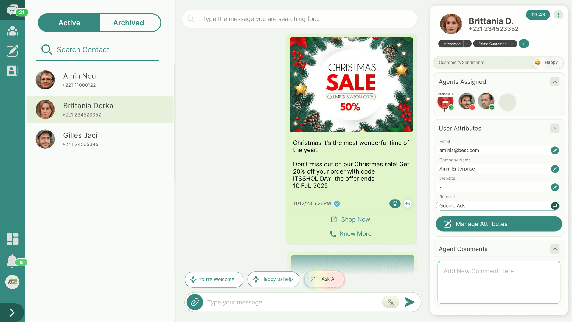 Conversations Overview
