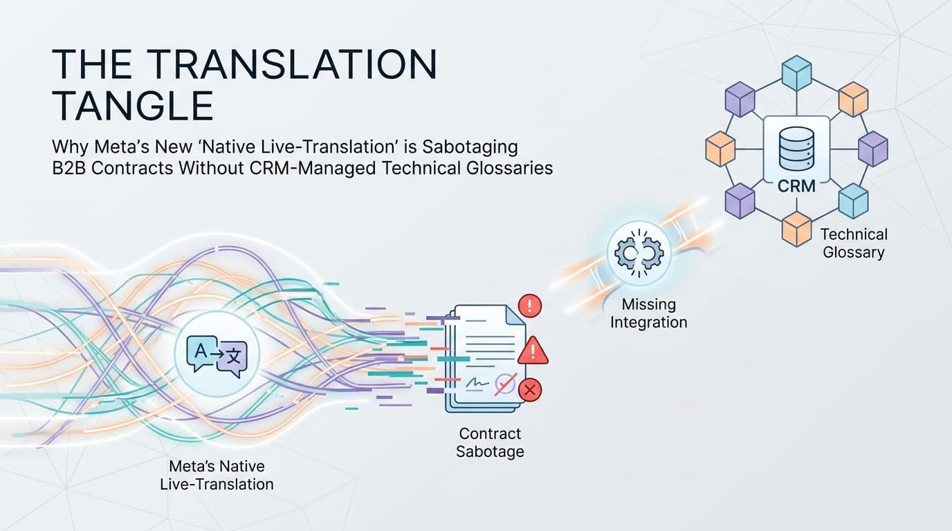 The Hidden Risk of Meta’s ‘Live-Translation’: Why It’s Sabotaging Your B2B Contracts
