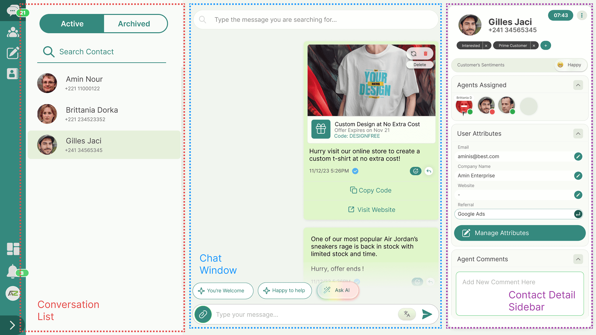 Messaging Interface