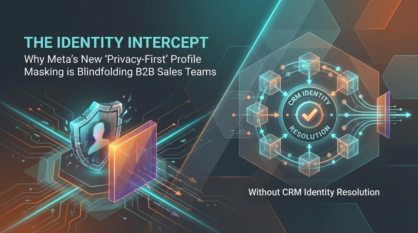 The Identity Intercept: Why Meta’s 'Privacy-First' Pivot is Blindfolding B2B Sales (And How to Fix It)